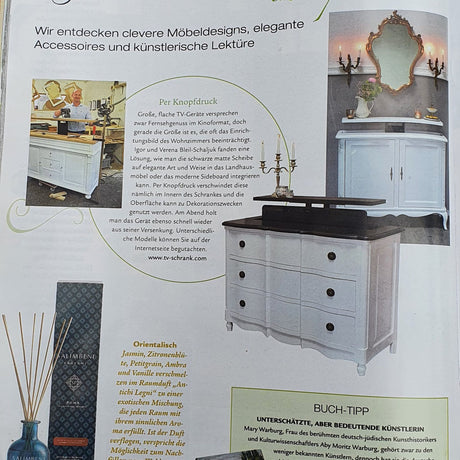 Newspaper article in "Wohnen und Garten"