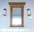 Capay - Country house mirror solid wood in Wilhelminian style