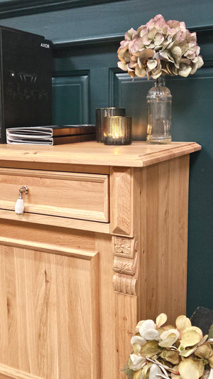 "Eystrup" oak country house chest of drawers solid wood Scandinavian