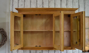 Fontaine - Large mirror cabinet with three doors in a country house look