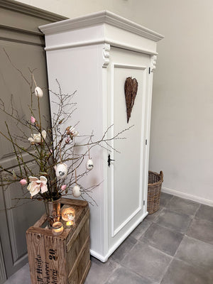 Capalée - Large solid wood bathroom cabinet in country house style