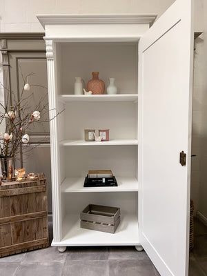 Capalée - Large solid wood bathroom cabinet in country house style