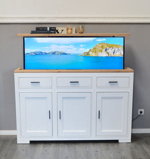 "Julon" - Sideboard mit TV-Lift, elektrisch 140 cm