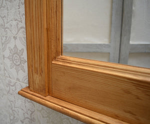 Lagai - solid country house mirror in natural Wilhelminian style