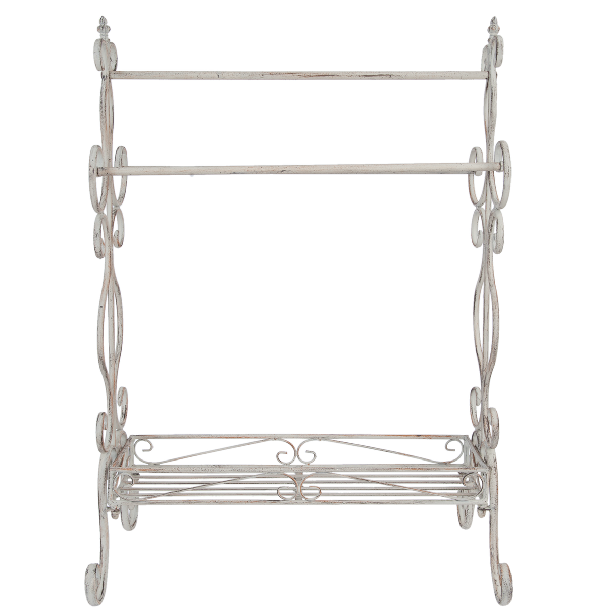 Léon - Romantic towel rail in shabby chic style