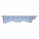 Lurés - Elegant country house hook rail / hanging shelf / towel rail in Wilhelminian style