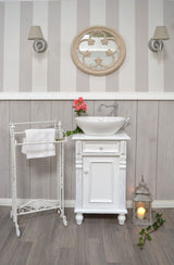 "Meije" kleiner Landhaus-Waschtisch im Shabby-Chic-Look 45 cm