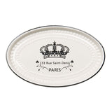 Saint-Denis - flat soap dish with decoration