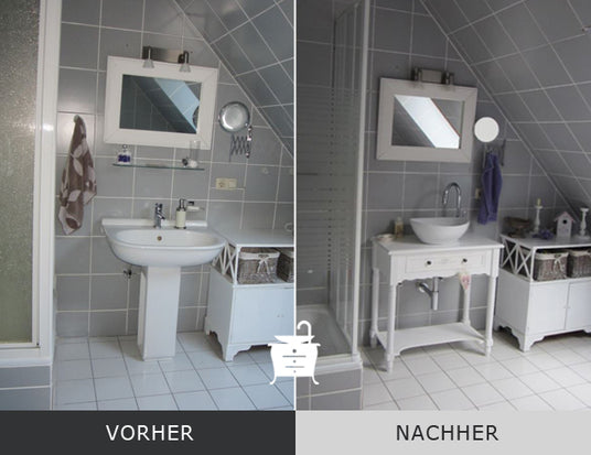 Ohne Fliesen abschlagen - Badezimmer renovieren mit wenig Aufwand