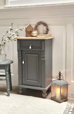 "Wartrop" - Country house chest of drawers solid wood Scandinavian blue-grey